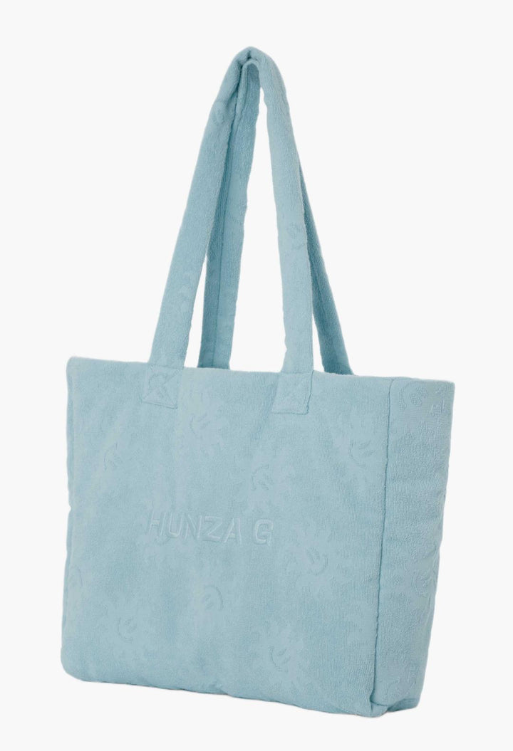 Sunny Towelling Beach Bag Ice Blue