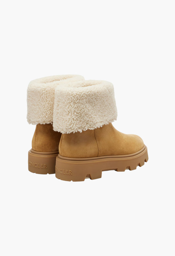 Aurea Shearling-Lined Suede Ankle Boots