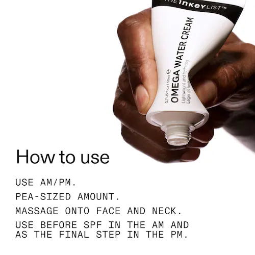 Omega Water Cream Oil-Free Moisturizer + Niacinamide - GLAM MODA