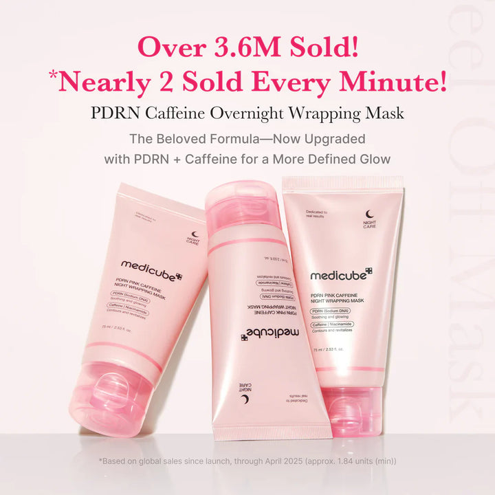 PDRN Pink Caffeine Overnight Wrapping Mask - GLAM MODA