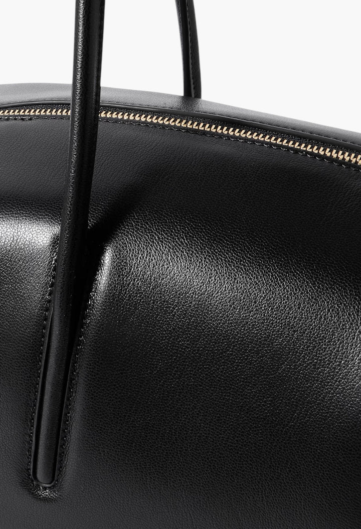 The Stockholm Leather-Trimmed Canvas Tote Bag - GLAM MODA