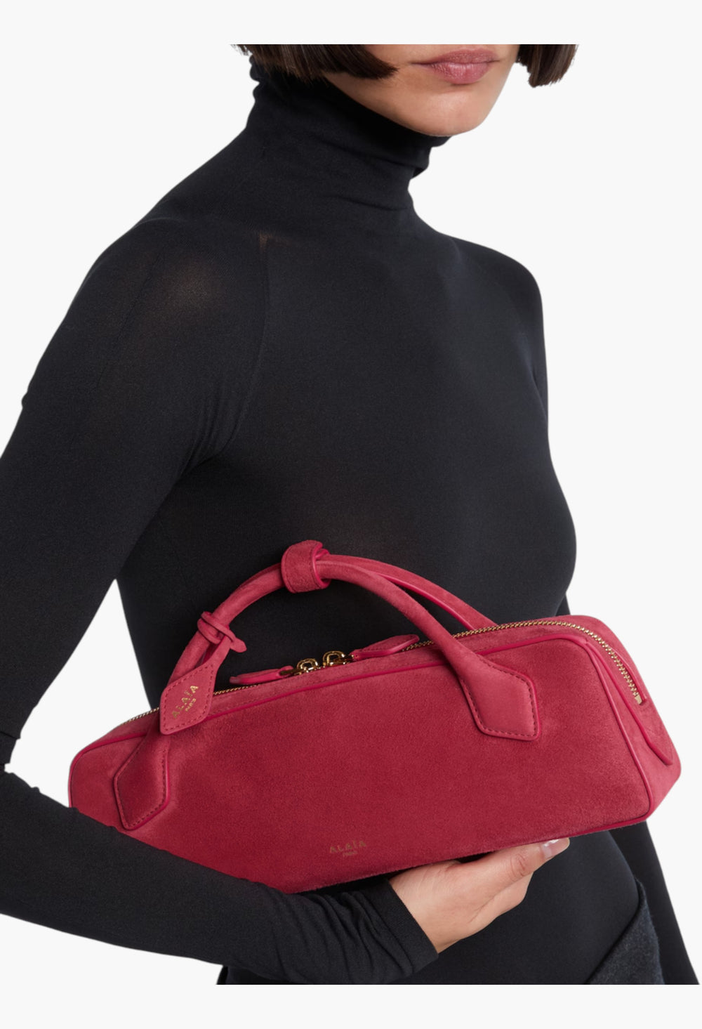 Le Teckel Suede Clutch - GLAM MODA