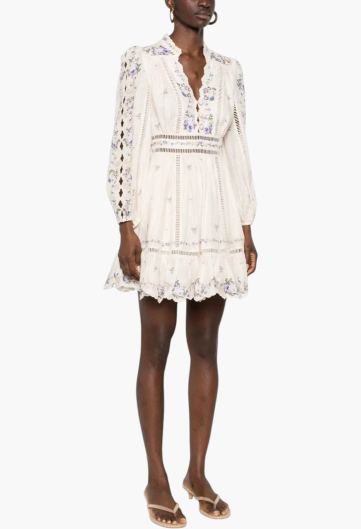 Patience Linen Mini Dress - GLAM MODA