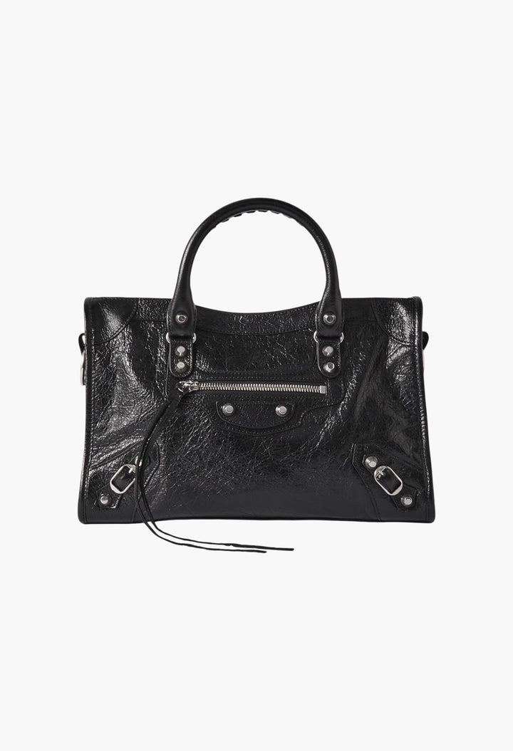 Le City Small Embellished Textured-Leather Tote - GLAM MODA
