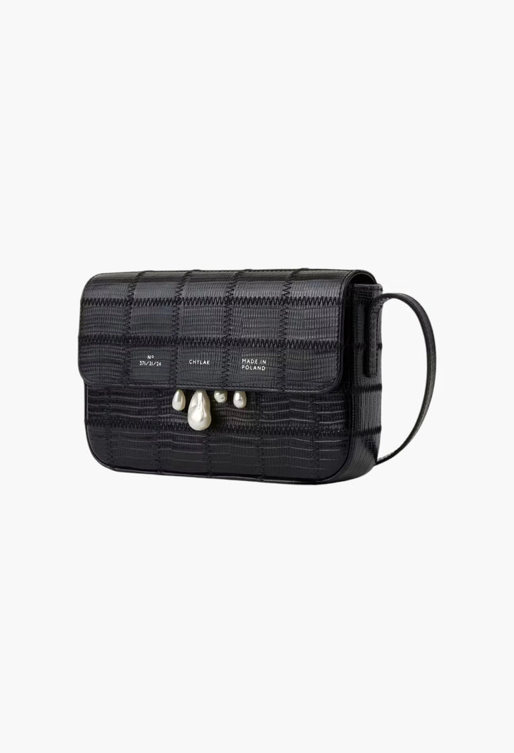 Classic Flap Bag with Pearls