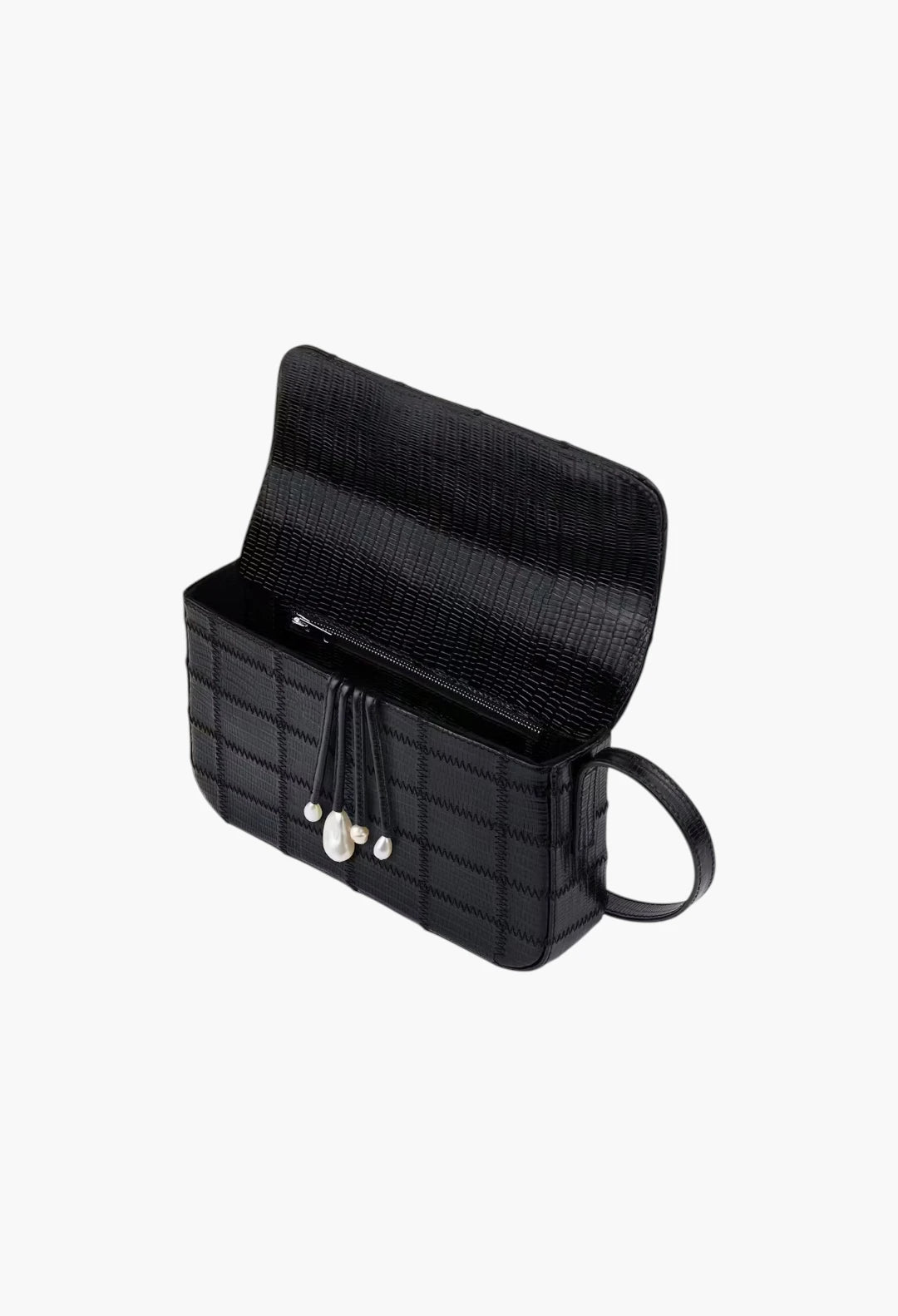 Classic Flap Bag with Pearls