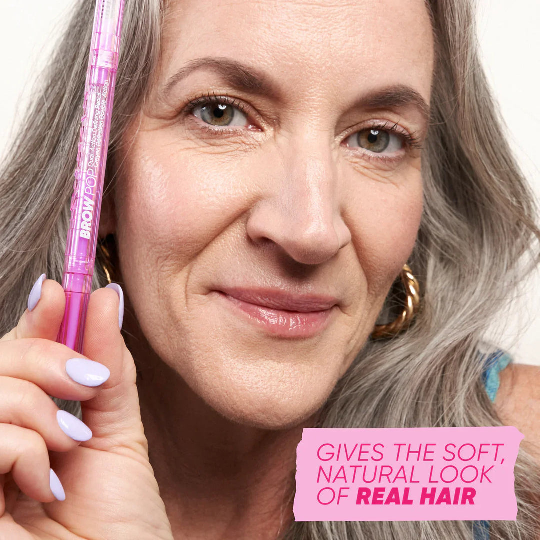 Grey - Brow Pop Dual-Action Defining Pencil - GLAM MODA