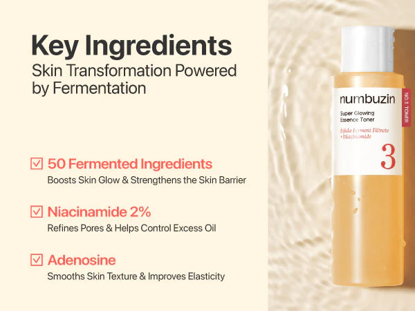 No.3 Super Glowing Essence Toner - GLAM MODA