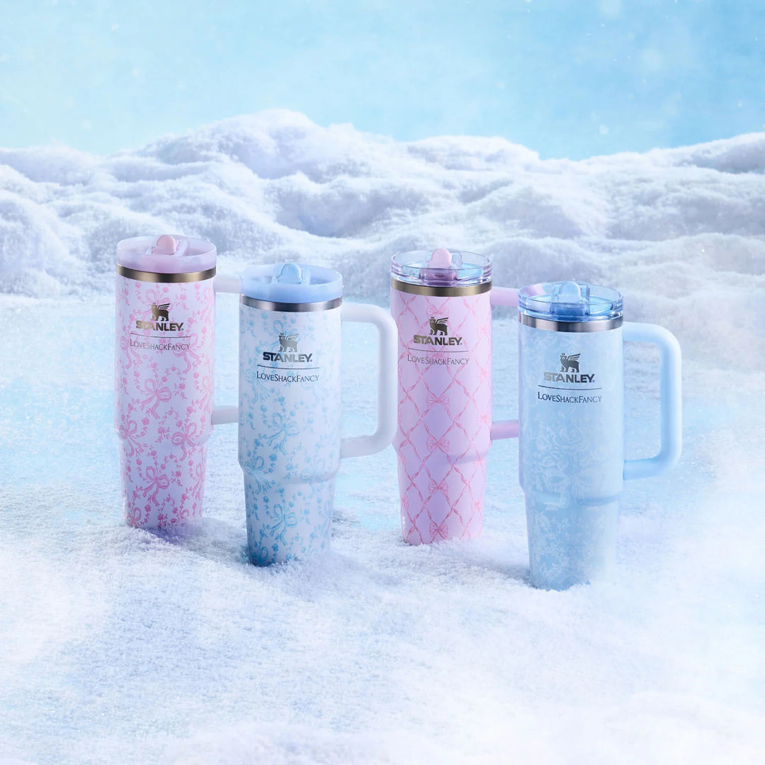 Stanley 1913 x LoveShackFancy Holiday The Quencher ProTour Set 4-pack | 30 OZ - GLAM MODA