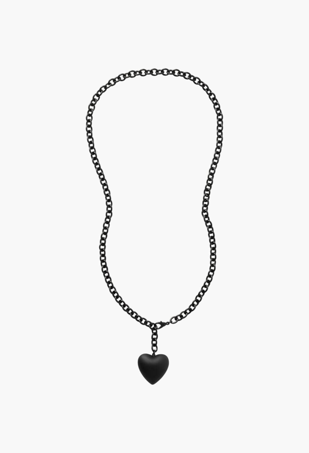 The Puffy Heart Metal Necklace - GLAM MODA