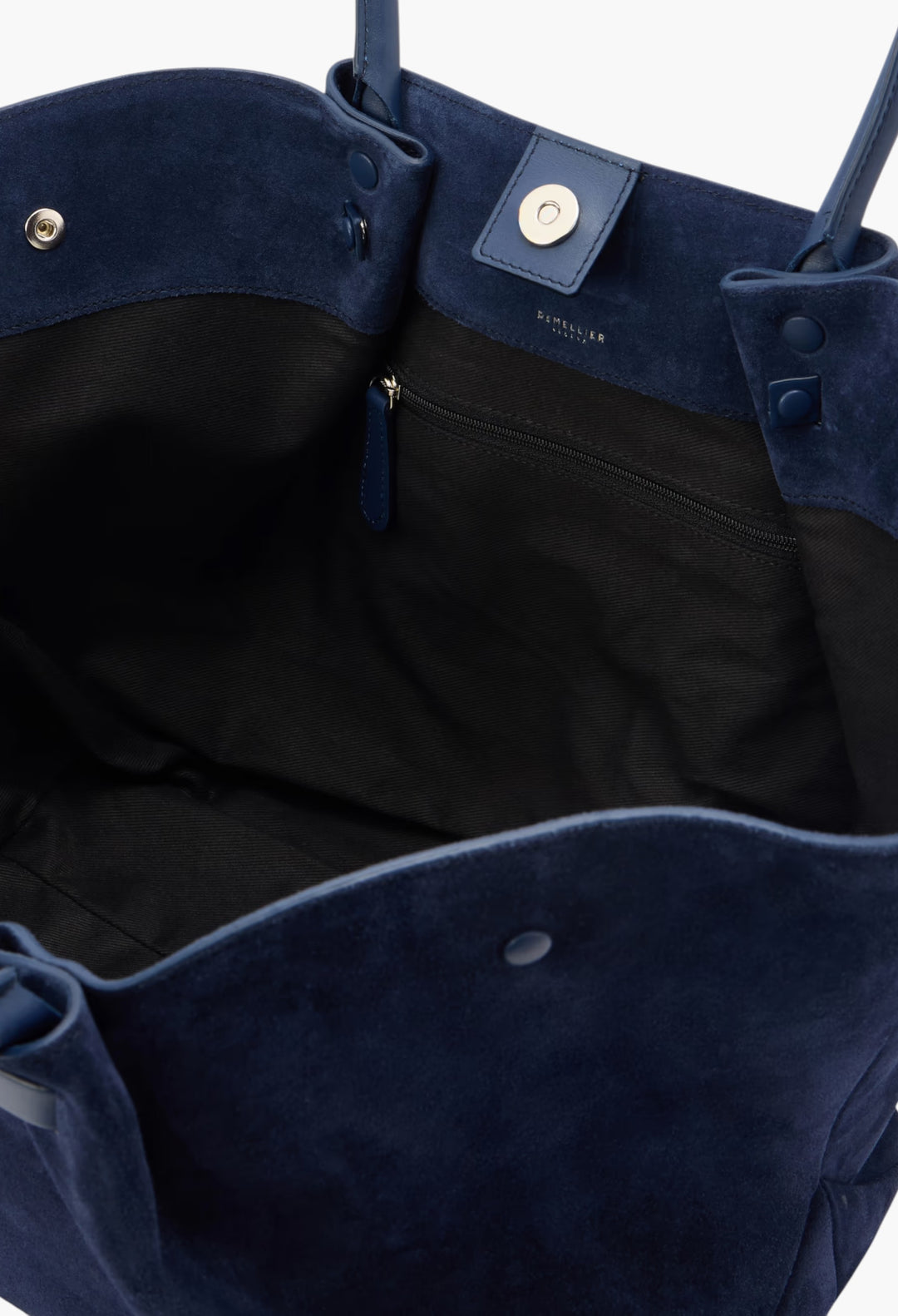 New York Large Leather-Trimmed Suede Tote - GLAM MODA