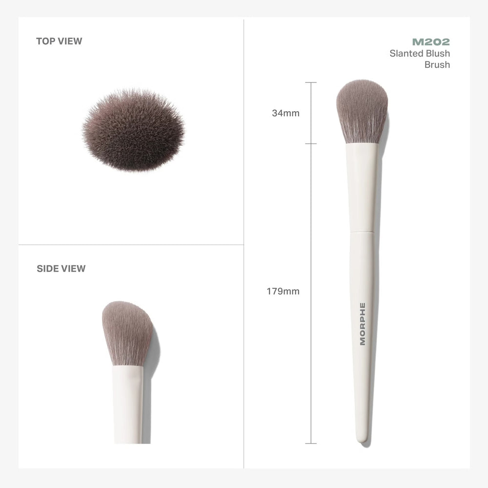 M202 Slanted Blush Brush - Angled Precision Brush -GLAM MODA