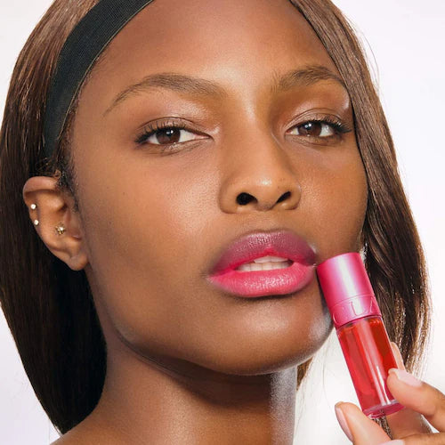 Water Lip Stain close-up on lips – GLAM MODA