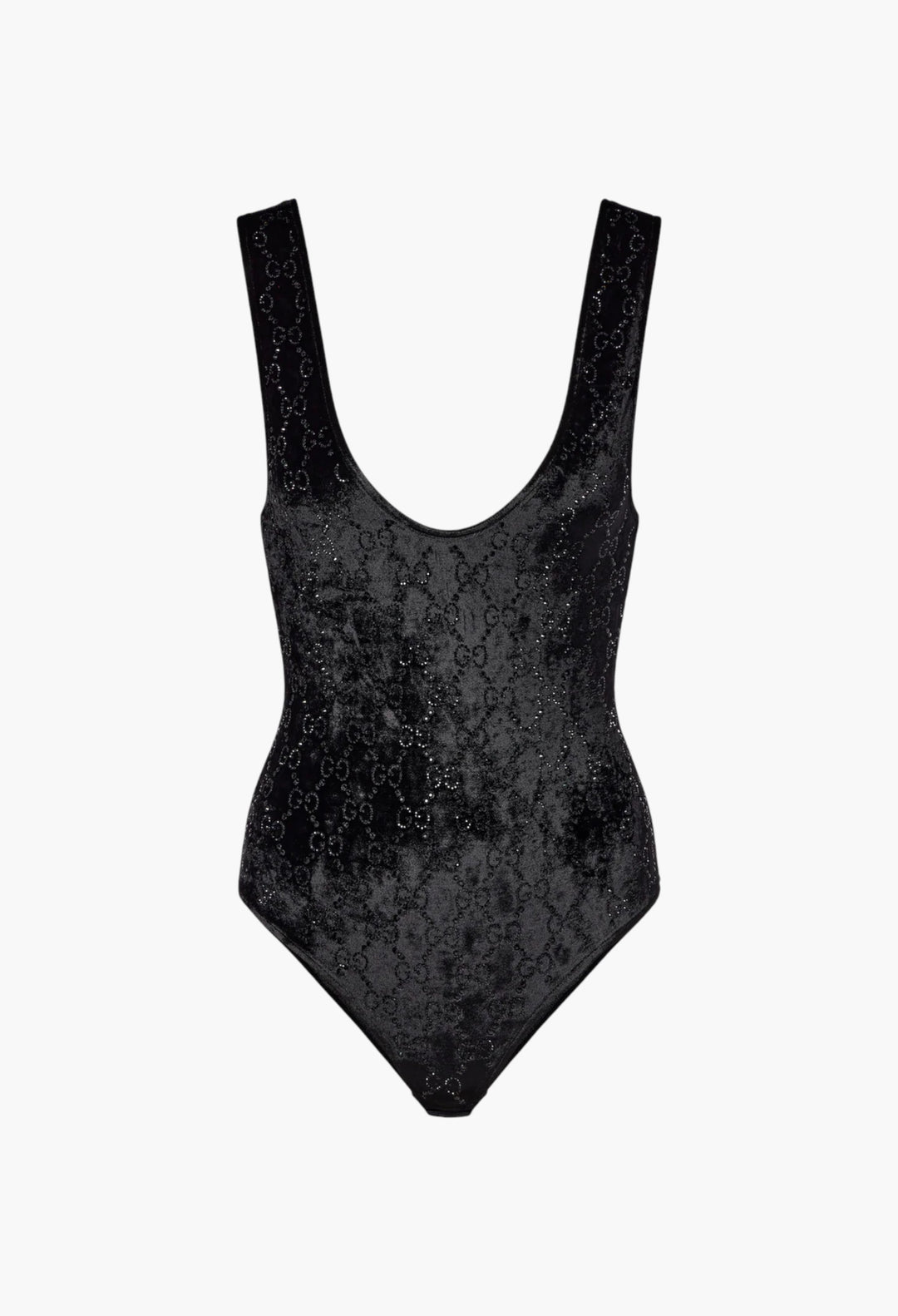 GG Embellished Chenille Bodysuit - GLAM MODA