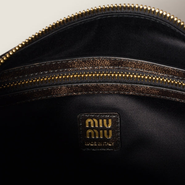 Coffee - Pocket Nappa Leather Bag