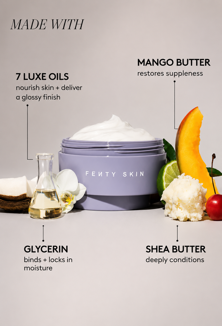 Butta Drop Refillable Whipped Oil Body Cream with Tropical Oils + Shea Butter