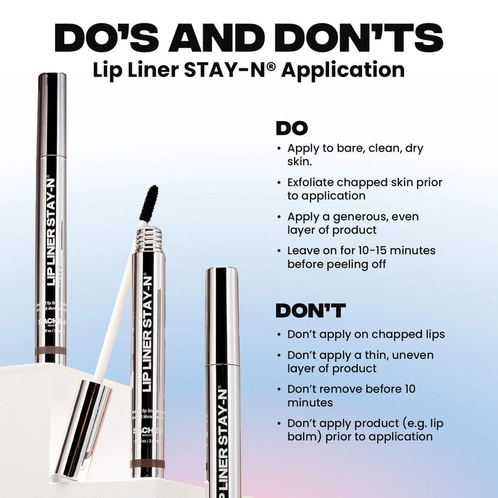 Lip Liner Stay-N® - Peel-Off Lip Stain - GLAM MODA