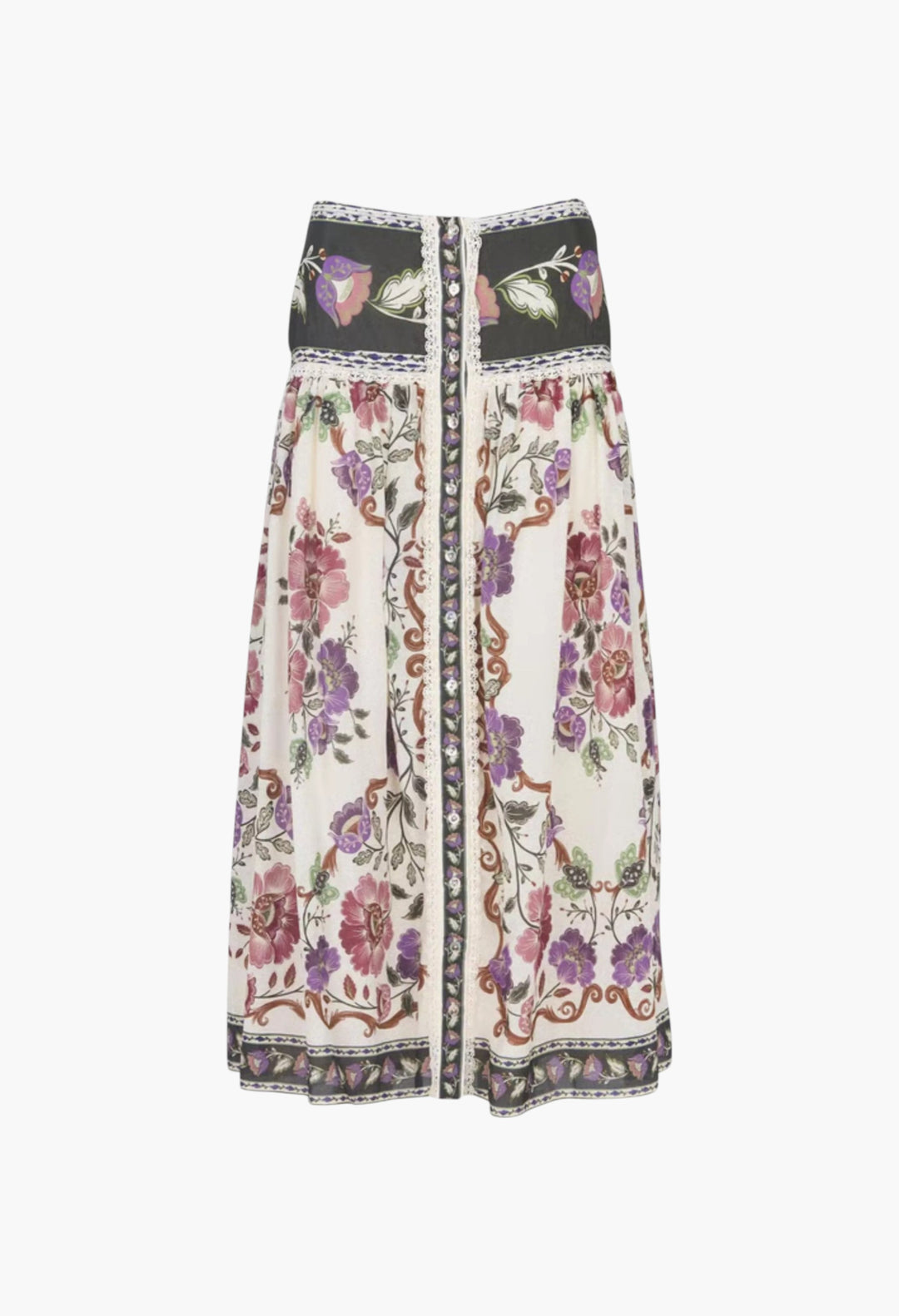 Rococo Midi Skirt - GLAM MODA