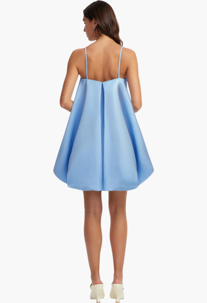 Embellished Puff Mini Dress - GLAM MODA