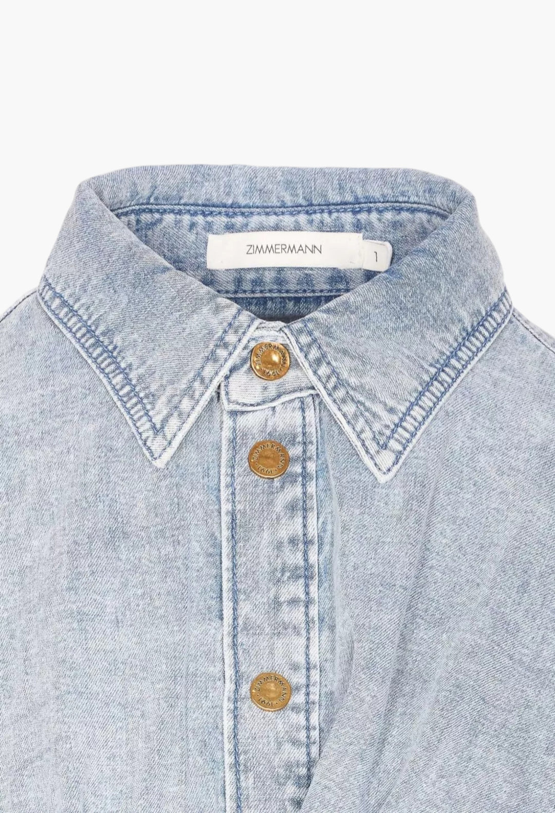 Rebellion Denim Top - GLAM MODA