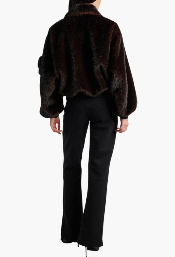 Cropped Bomber Jacket