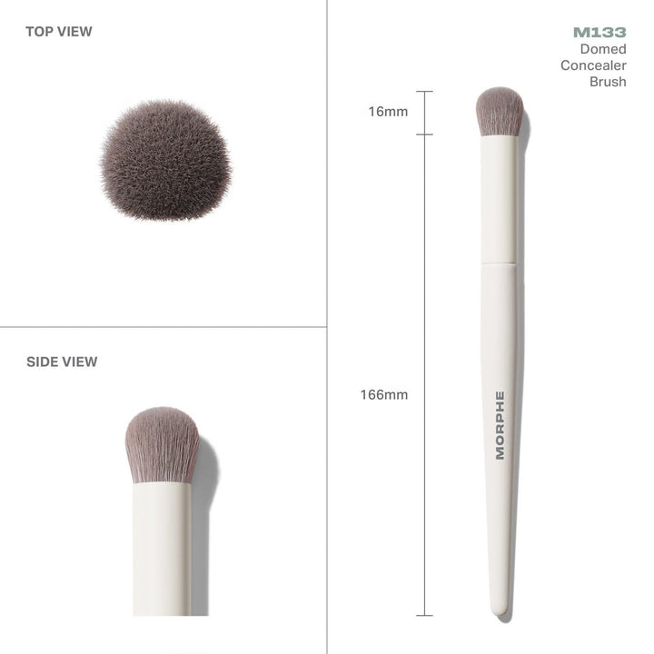 M133 Domed Concealer Brush - Makeup Brush - GLAM MODA