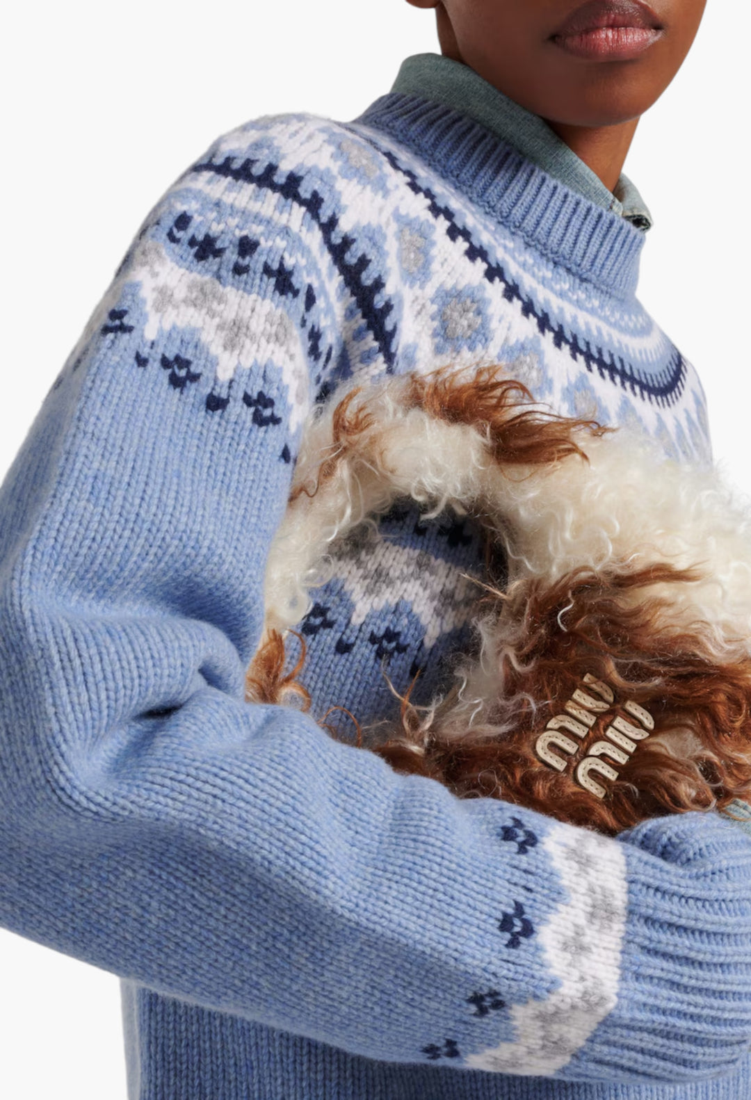 Wander Cow-Print Shoulder Bag