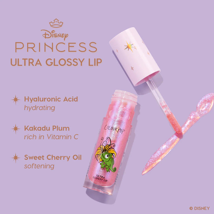 Disney Princess Ultra Glossy Lip - Hydrating Lip Gloss - GLAM MODA