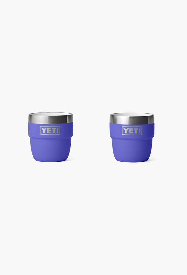 Ultramarine Violet - 4 oz Stackable Mugs With Durasip™ Ceramic Lining