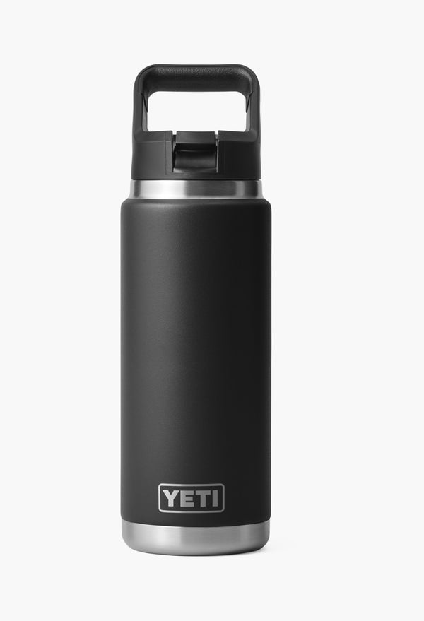 Black - Rambler® Water Bottle With Color-Matched Straw Cap