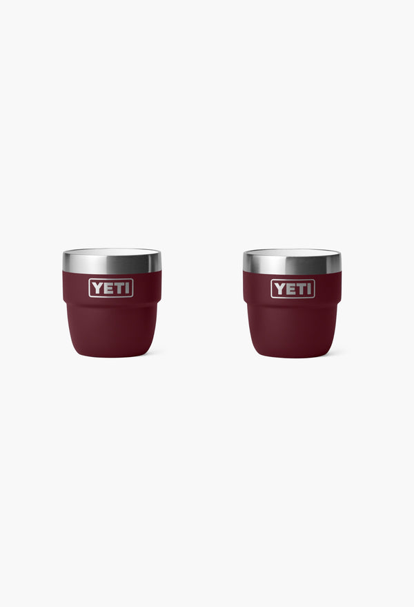 Wild Vine Red - 4 oz Stackable Mugs With Durasip™ Ceramic Lining
