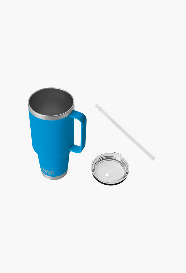 Big Wave Blue - 42 Oz Straw Mug  With Straw Lid