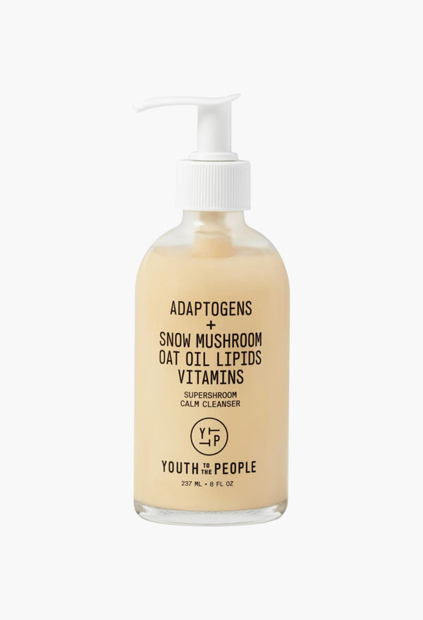Adaptogens + Snow Mushroom + Oat Oil Lipids + Vitamins Supershroom Calm Cleanser