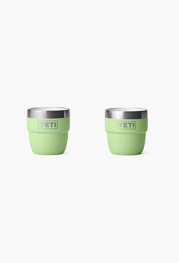 Key Lime - 4 oz Stackable Mugs With Durasip™ Ceramic Lining