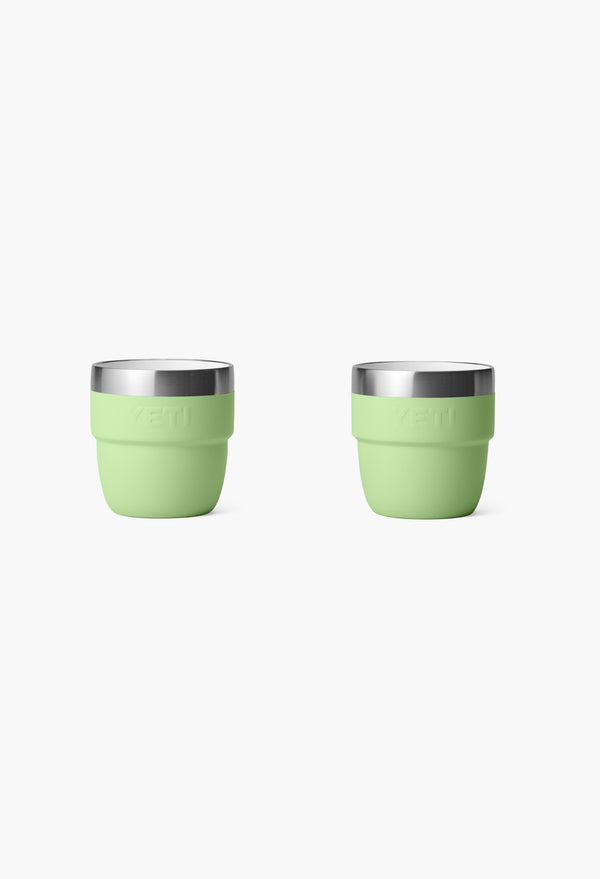 Key Lime - 4 oz Stackable Mugs With Durasip™ Ceramic Lining