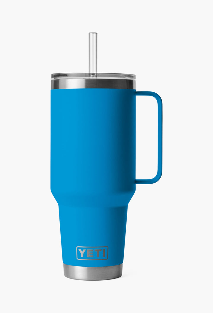 Big Wave Blue - 42 Oz Straw Mug  With Straw Lid - GLAM MODA