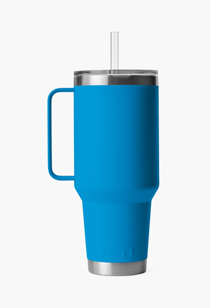 Big Wave Blue - 42 Oz Straw Mug  With Straw Lid - GLAM MODA
