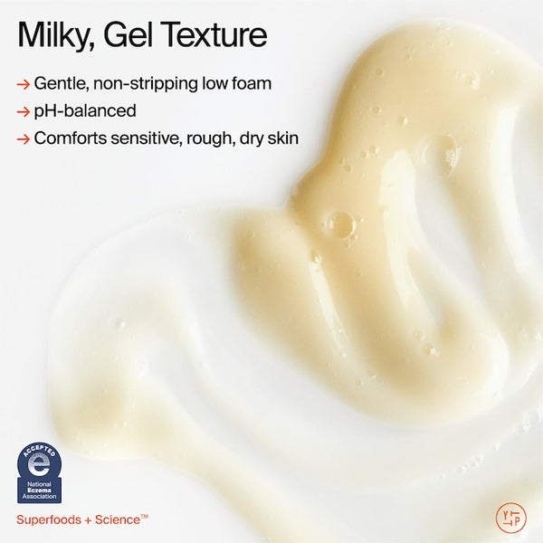 Adaptogens + Snow Mushroom + Oat Oil Lipids + Vitamins Supershroom Calm Cleanser