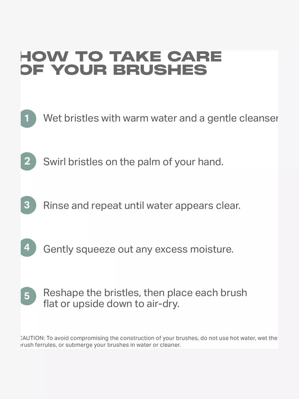 Along For Glide 6-piece Travel Brush Set