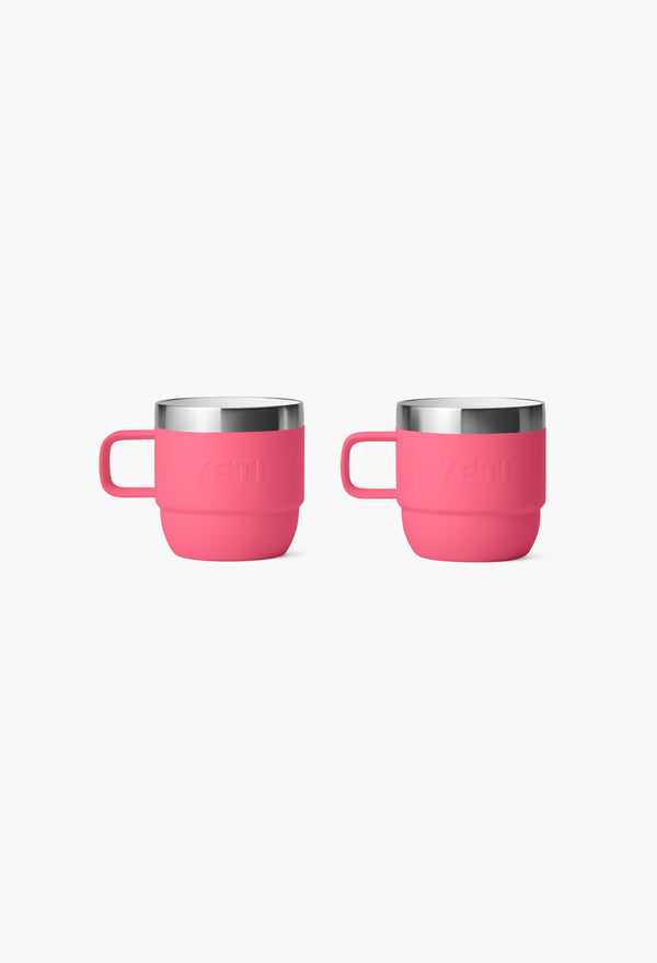 Tropical Pink - Stackable Mugs With Durasip™ Ceramic Lining
