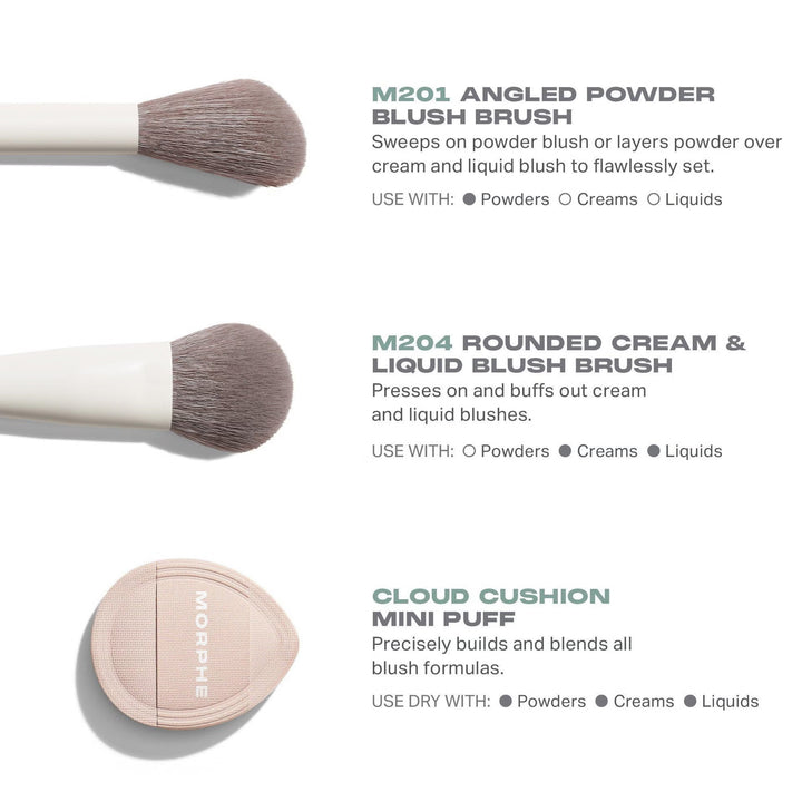 Blush Layering Tool Trio - Brushes for Seamless - GLAM MODA