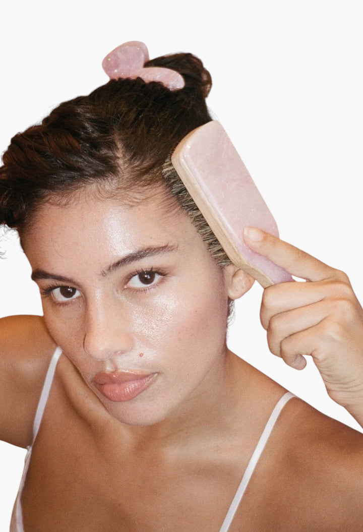Mini Boar Bristle Brush - GLAM MODA