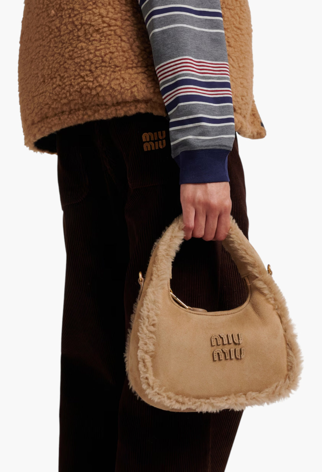 Wander Suede Top-Handle Bag - GLAM MODA