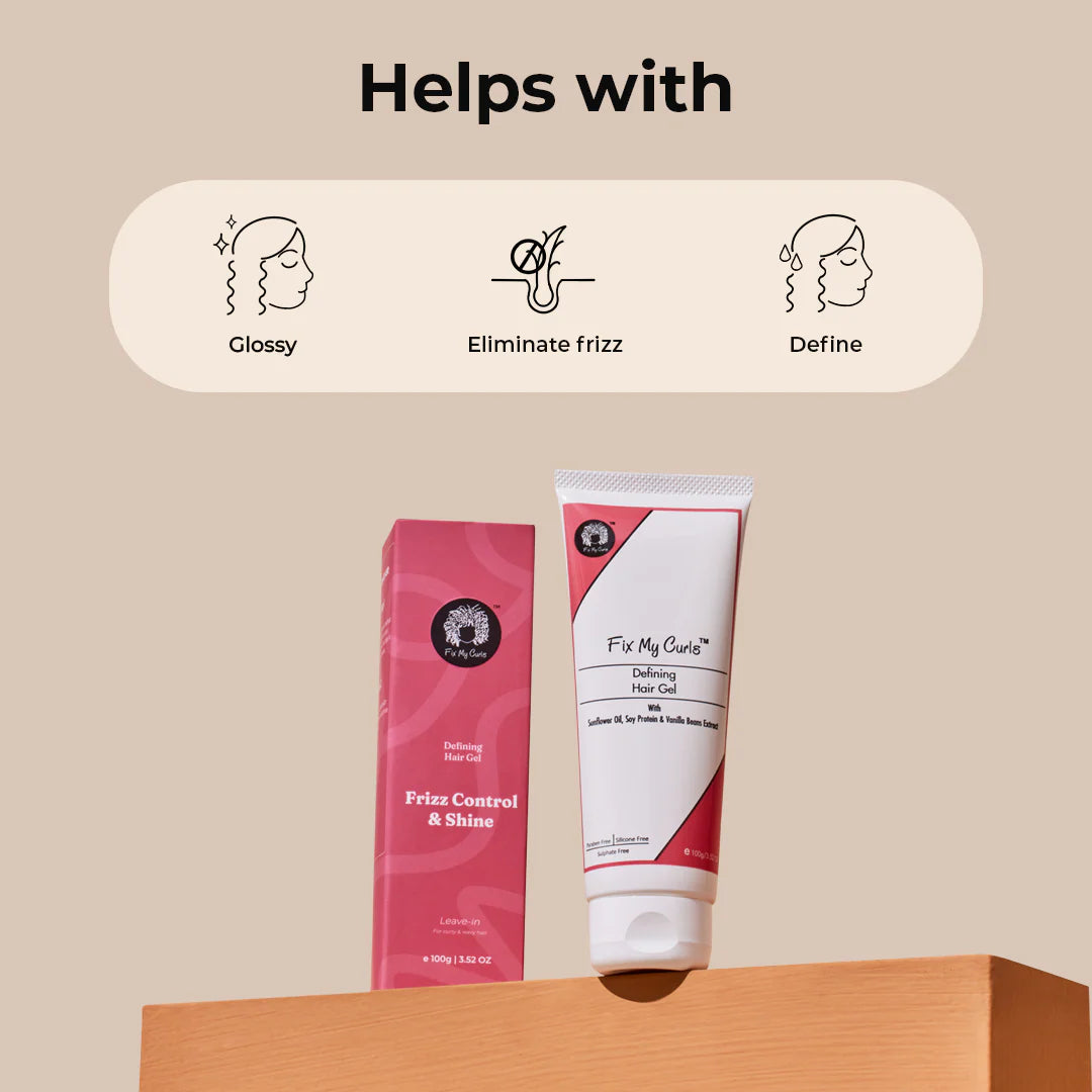 Fix My Curls Defining Hair Gel - GLAM MODA