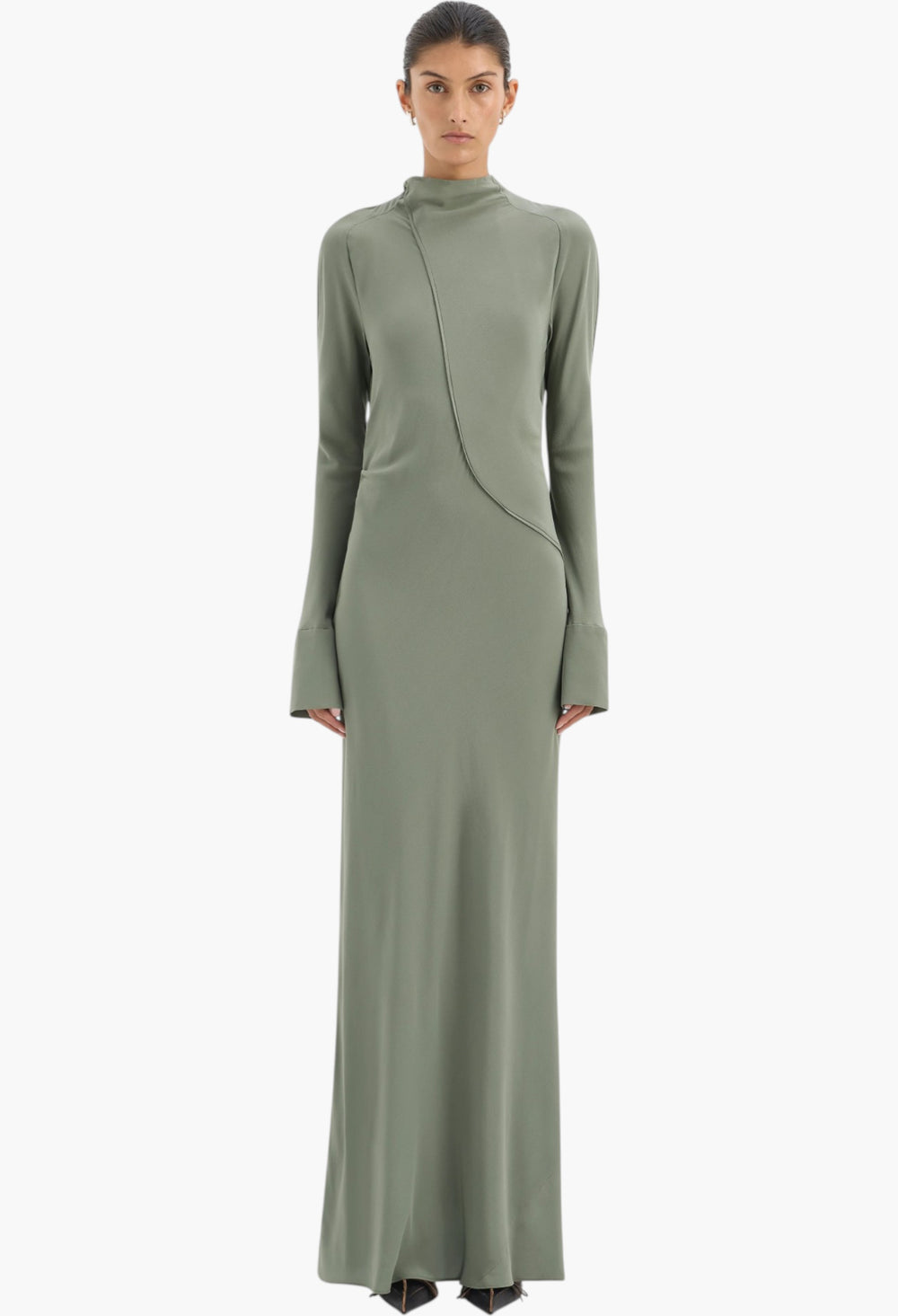 Rousseau Open Back Gown - GLAM MODA