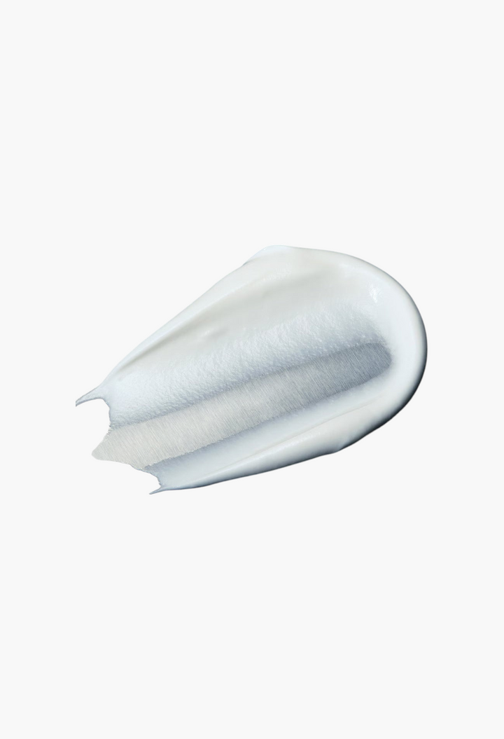 GLAM MODA Super Anti-Aging Face Mask Rich cream-to-oil texture swatch showing a smooth white skincare product