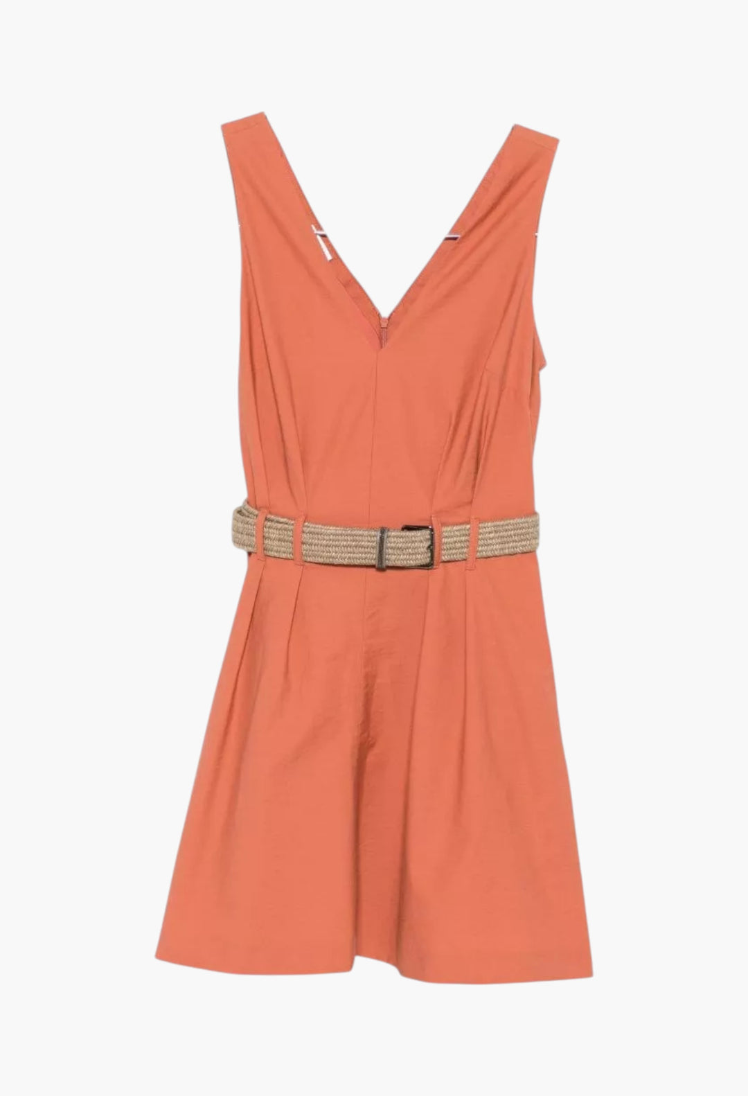 Cotton Belted Dress - GLAM MODA
