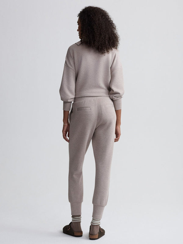 Taupe Marl Fleck- The Slim Cuff Pant 25