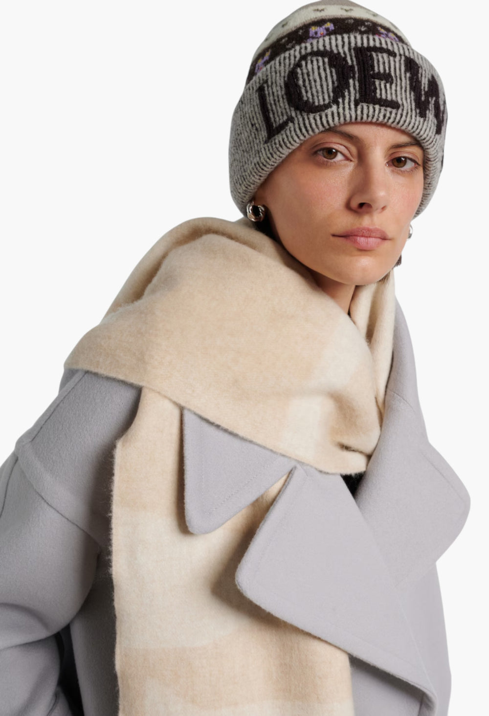 Logo Wool-Blend Beanie - GLAM MODA