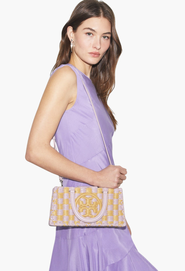 Pale Purple - Handcrafted Ella Hand-Crocheted East-West Tote